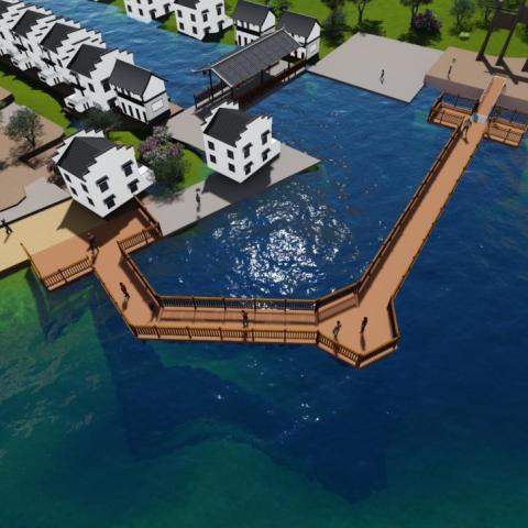 南海景觀浮橋設計方案