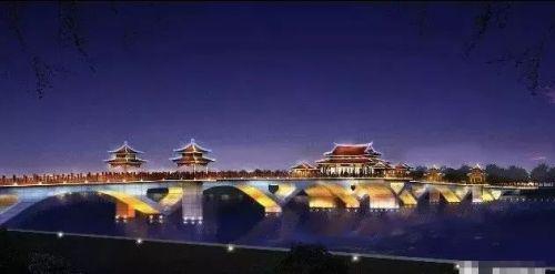 仿古橋梁效果圖